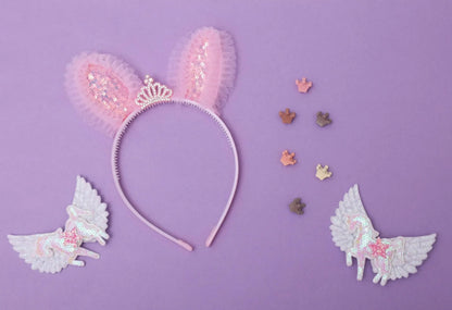 iLearnNGrow Princess Hair Accessories Set (Pastel Pink)