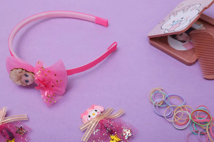 iLearnNGrow Frozen Hair Accessories Set (Pink) – Stylish Hair Accessories