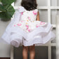 Flared Dress With A Shoulder Bow