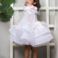 Flared Dress With A Shoulder Bow