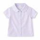 Lavender Cotton Co-ord Set with Lace Collar | Shirt & Pants Outfit