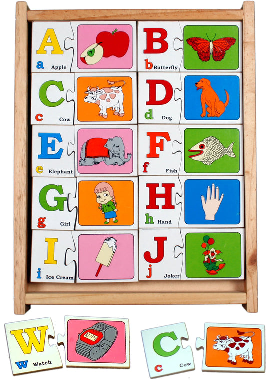 Alphabet Interlock Puzzle Puzzle