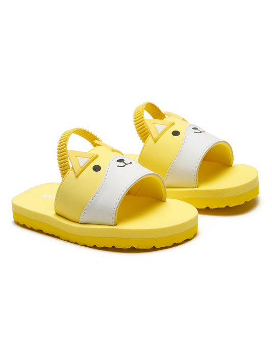 Premium Kitty Artistic Sliders - Yellow