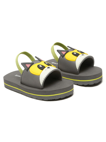 Premium Puppy Artistic Sliders - Grey