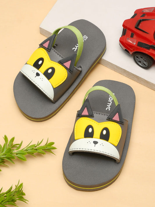 Premium Puppy Artistic Sliders - Grey