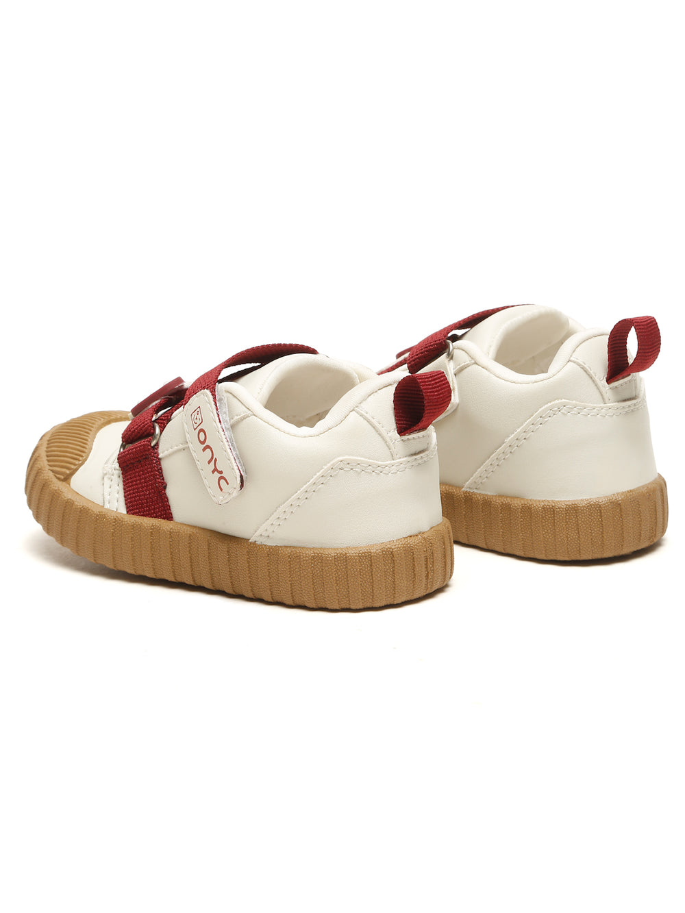 Red-Velvet Muffin Sneakers - White