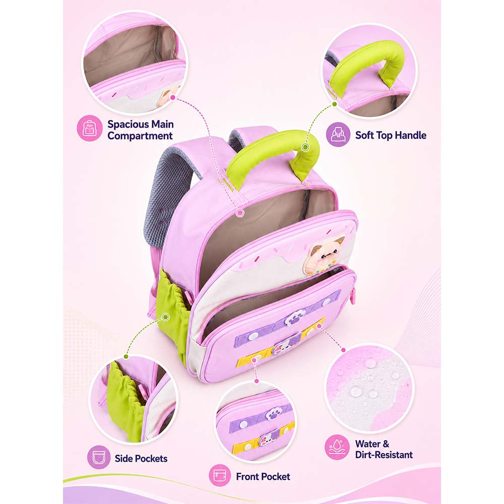 Minty Pink Donut Backpack for Toddlers & Kids