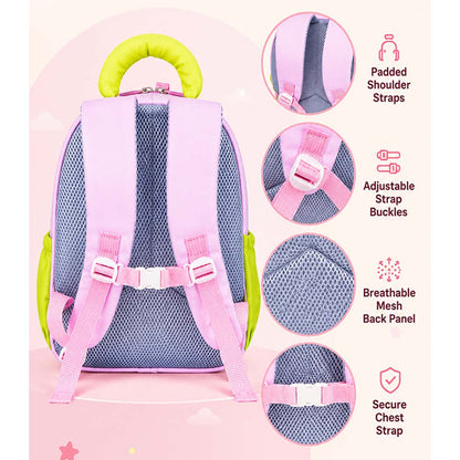 Minty Pink Donut Backpack for Toddlers & Kids