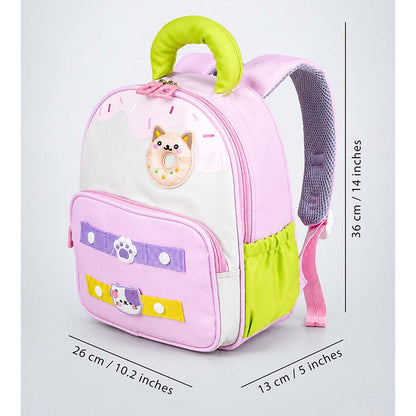 Minty Pink Donut Backpack for Toddlers & Kids