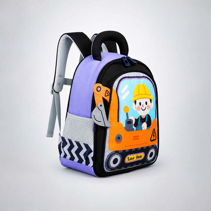Orange 3d Trucker Baby Backpack for Toddlers & Kids
