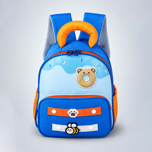 Orange Blue Donut Backpack for Toddlers & Kids