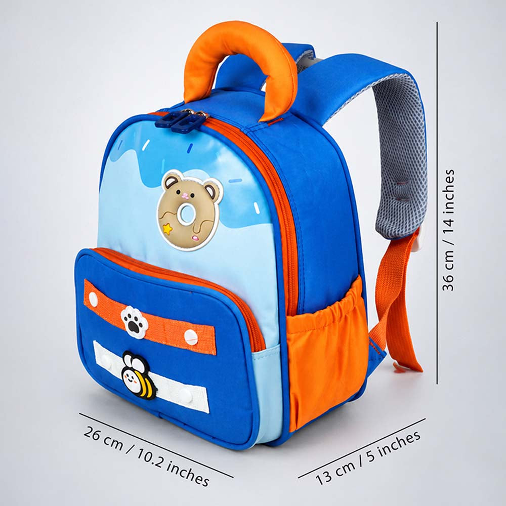 Orange Blue Donut Backpack for Toddlers & Kids