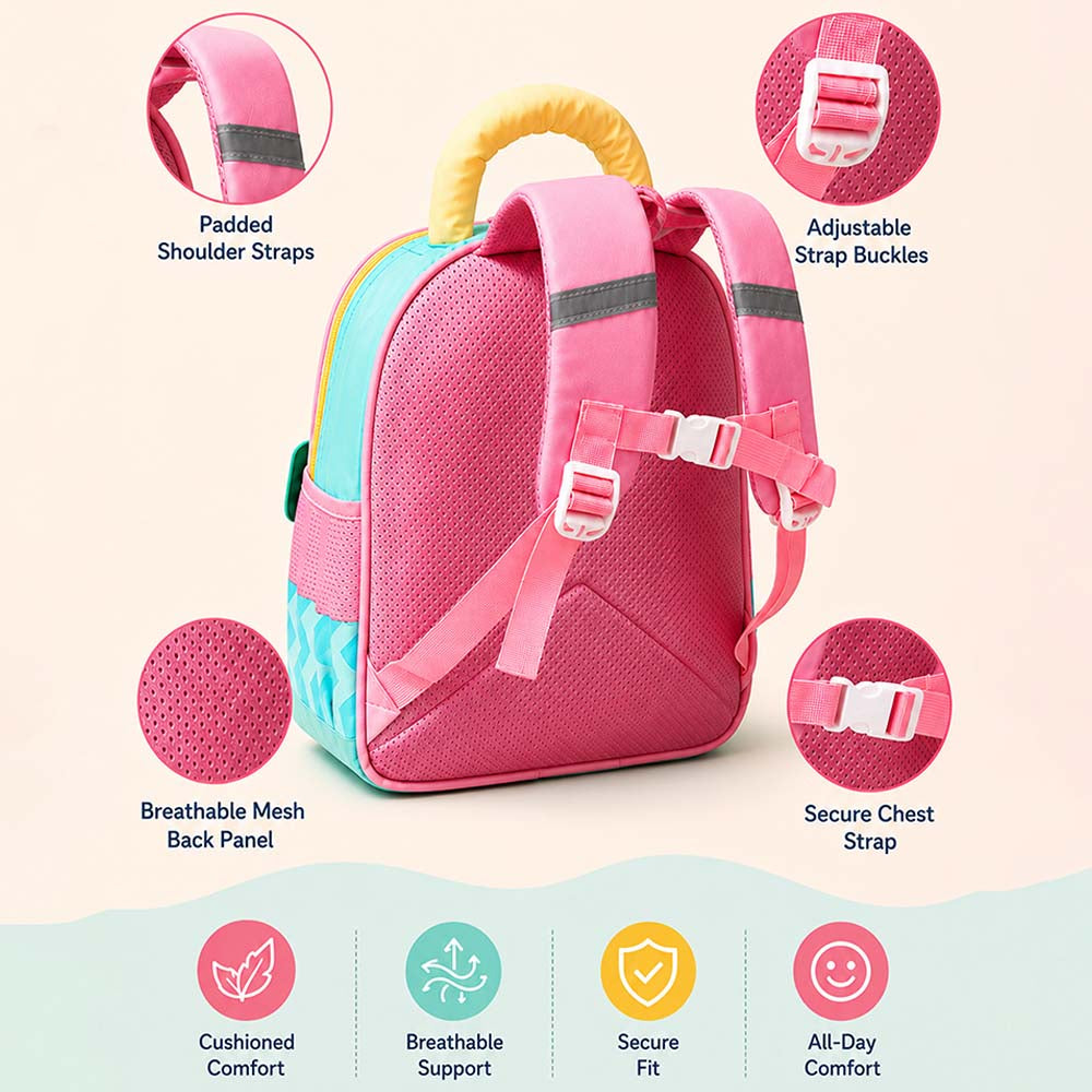Pink Girl Car Ride Backpack for Toddlers & Kids