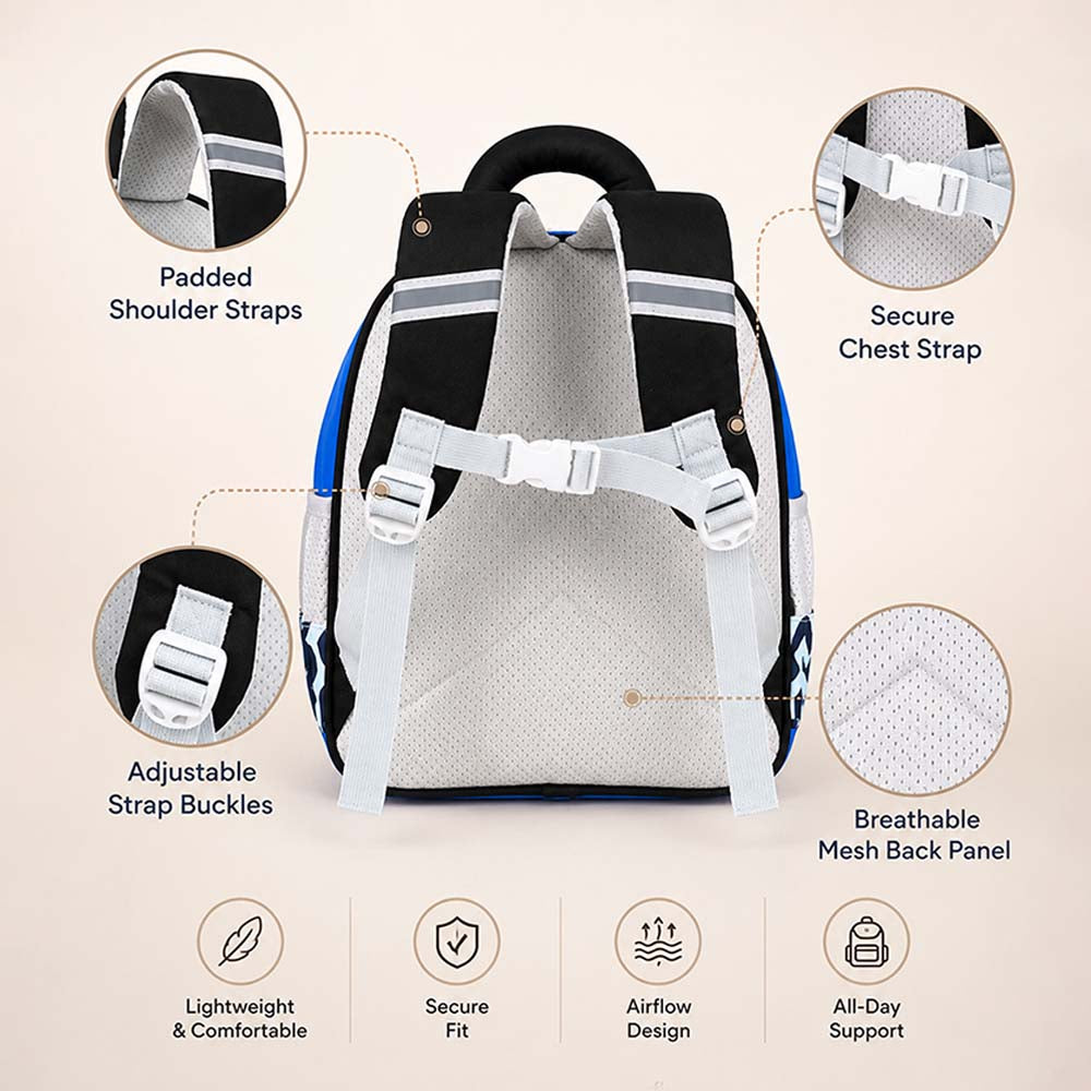 Red 3D 3d Trucker Baby Backpack for Toddlers & Kids