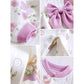 23 pcs Fairy Bow Newborn Baby Girl Gift Box set, All Season Wear Hamper with luxury designed Storage Cane Basket (0-12