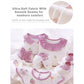 23 pcs Fairy Bow Newborn Baby Girl Gift Box set, All Season Wear Hamper with luxury designed Storage Cane Basket (0-12