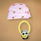 13 pcs Pink Monkey soft satin pouch Newborn Hamper /Gift Box for Baby, 0-6 months - Little Surprise Box