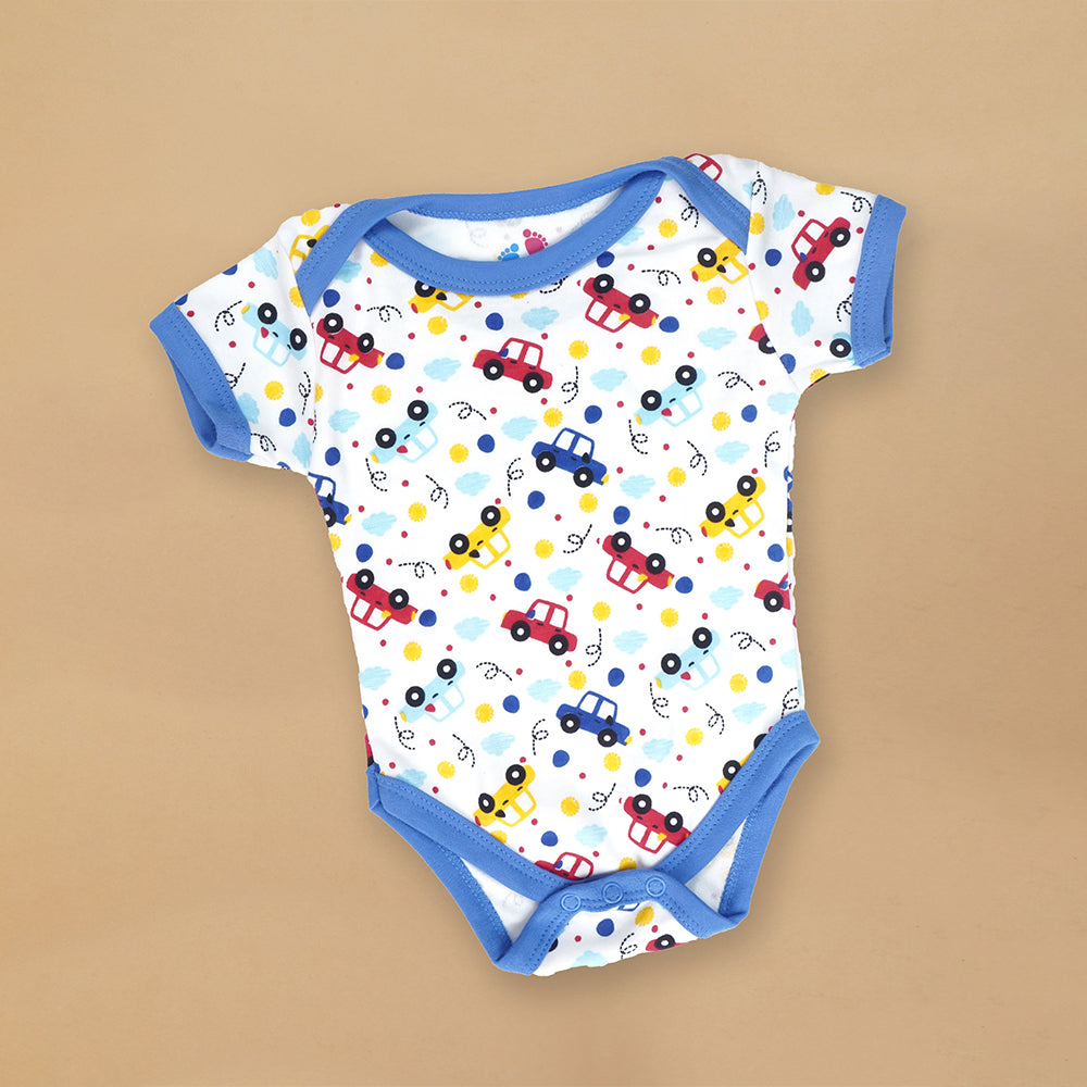 15 pcs Blue Blessed Home cane basket Newborn Hamper/Gift Box for Baby Boy, 0-6 months - Little Surprise Box