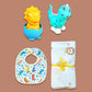 15 pcs Yellow Blessed Home cane basket Neutral gender Newborn Hamper/Giftbox set for Newborn Baby Girl/Boy,0-6 months -