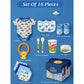 16pcs Blue King Lion Newborn Hamper/Gift Box for Baby Boy, 0-6 months - Little Surprise Box