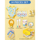 16 pcs Yellow King Lion Newborn Hamper/Gift Box for Baby Boy/Baby Girl, 0-6 months - Little Surprise Box