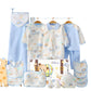 20 pcs Blue Animal Kingdom Newborn Baby Girl/ Boy Gift Box, all season wear Hamper, (0 - 12 months) - Little Surprise Box