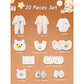 20pcs Gift Bear Hamper for Newborn Baby Boy / Baby Girl, Giftset for Baby, All Season wear, 0-12 months - Little Surprise Box