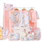 20 pcs Pink Animal Kingdom Newborn Baby Girl/ Boy Gift Box, all season wear Hamper, (0 - 12 months) - Little Surprise Box