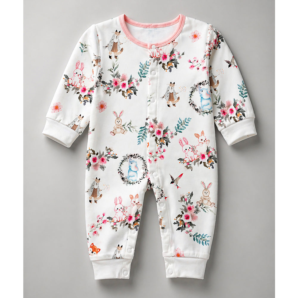 20 pcs, Woodland Rabbit Cane Basket themed Newborn Baby Girl All Season wear,Gift Hamper set,0-12 months - Little Surprise