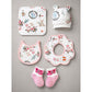 20 pcs, Woodland Rabbit Cane Basket themed Newborn Baby Girl All Season wear,Gift Hamper set,0-12 months - Little Surprise