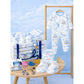 21 pcs Nautical Wooden Treasure Chest Gift hamper for a newborn baby, Giftset for a baby, 0-12 months - Little Surprise Box