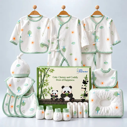 21 pcs Little Tree Newborn Baby Girl/Boy Gift Box – All-Season Gift Hamper(0–6 Months)