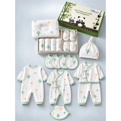 21 pcs Little Tree Newborn Baby Girl/Boy Gift Box – All-Season Gift Hamper(0–6 Months)