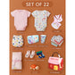 22pcs Super cute Black Pink Home Newborn Hamper /Gift Box for Baby, 0-6 months - Little Surprise Box