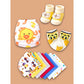 22pcs Super cute Green & Purple Neutral Gender Home Newborn Hamper/Gift Box for Baby, 0-6 months - Little Surprise Box