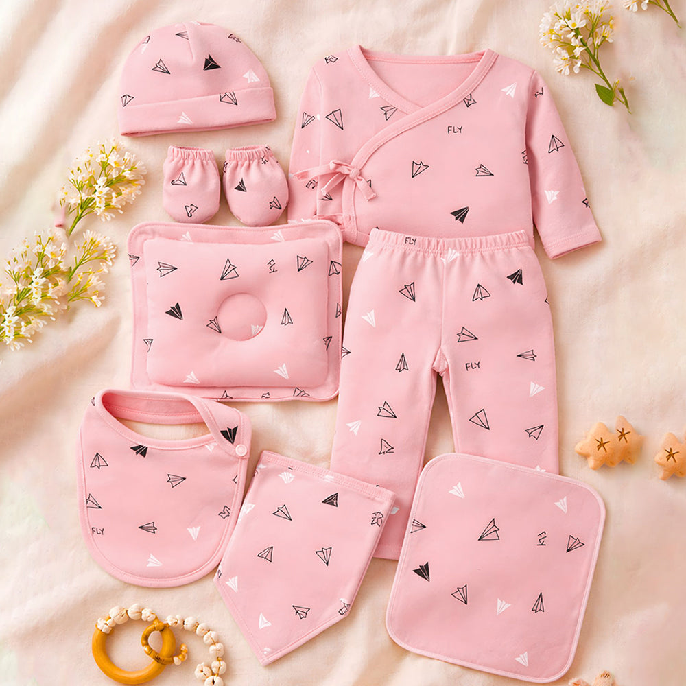 Newborn Baby Boy/Baby Girl 22pcs Gift Box, Peach (0 - 12 Months) - Little Surprise Box