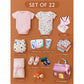 22pcs Super cute Pink Home Newborn Hamper /Gift Box for Baby, 0-6 months - Little Surprise Box