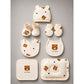 22 pcs small Bear Hamper for Newborn Baby Boy/ Baby Girl, All season wear hamper with Giraffe travel Suitcase, 0-12 months