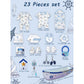23 pcs Nautical Big Wooden Boat, Gift hamper for a newborn baby, Giftset for a baby, 0-12 months - Little Surprise Box