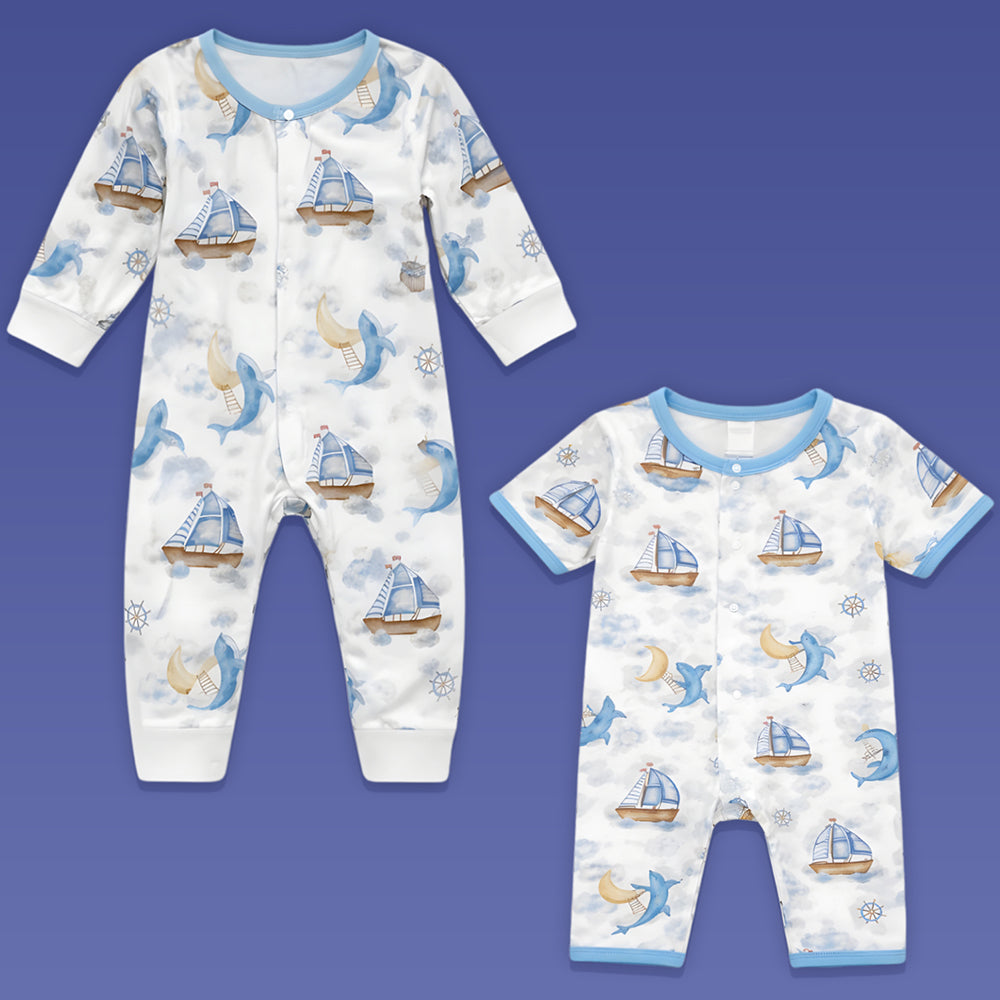 23 pcs Nautical Big Wooden Boat, Gift hamper for a newborn baby, Giftset for a baby, 0-12 months - Little Surprise Box