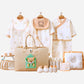 23pcs Envelope Bear Totebag Hamper for Newborn Baby Boy / Baby Girl, Giftset for Baby, All Season wear, 0-12 months -