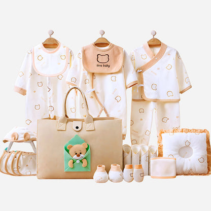 23pcs Envelope Bear Totebag Hamper for Newborn Baby Boy / Baby Girl, Giftset for Baby, All Season wear, 0-12 months -