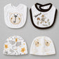 25 pcs, Twin Boys White cane basket themed Newborn Baby Boy, All Season wear,Gift Hamper set, 0-6 months - Little Surprise