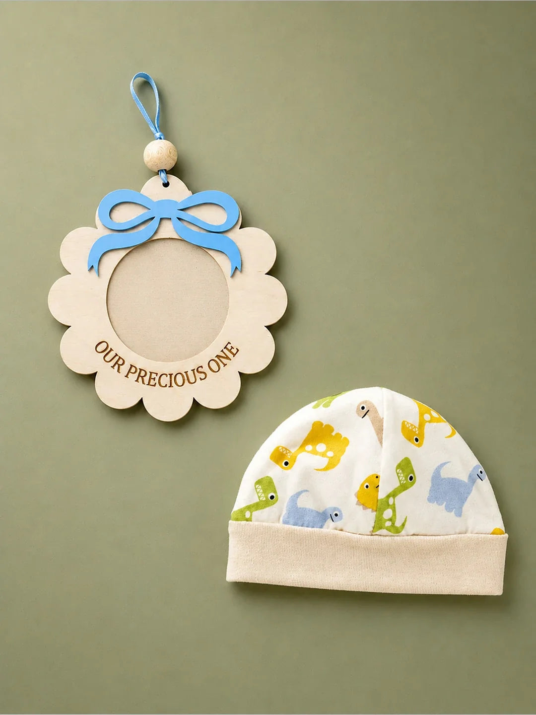 9 Pcs Beige Animal Print Newborn Baby Gift Hamper (0-6 Months)