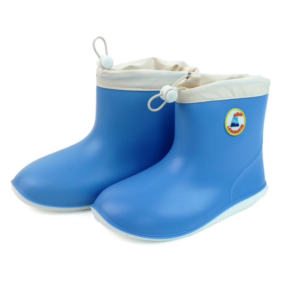 Blue & White Band Rubber Rain Gumboots for kids - Little Surprise Box