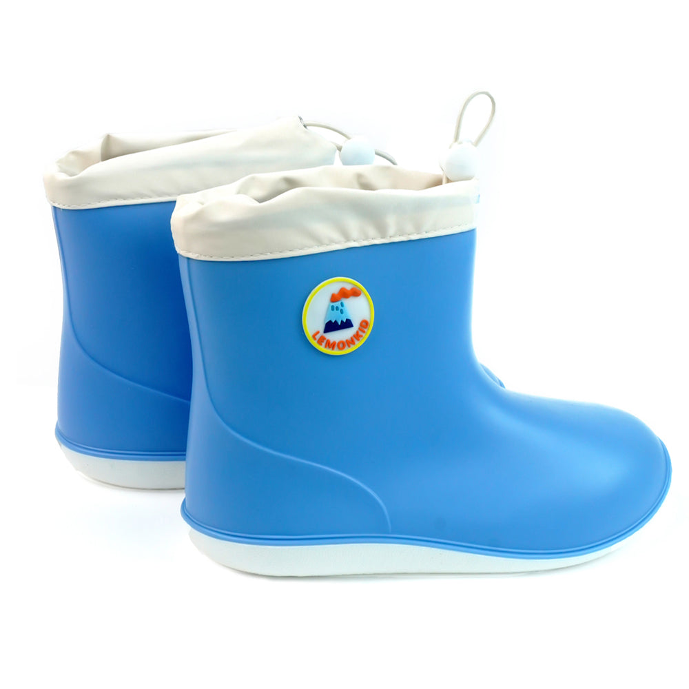 Blue & White Band Rubber Rain Gumboots for kids - Little Surprise Box