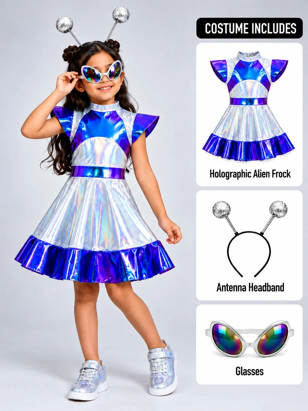 Holographic Alien Girl