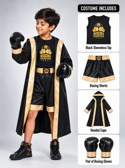 Black & Gold Boxer