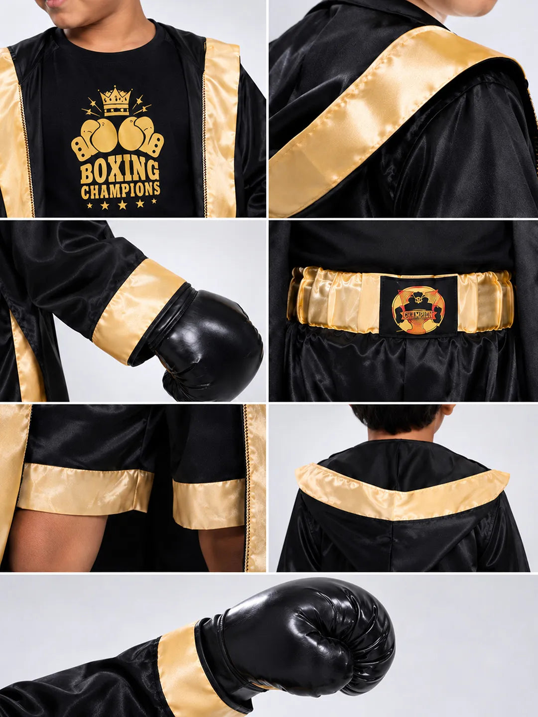 Black & Gold Boxer