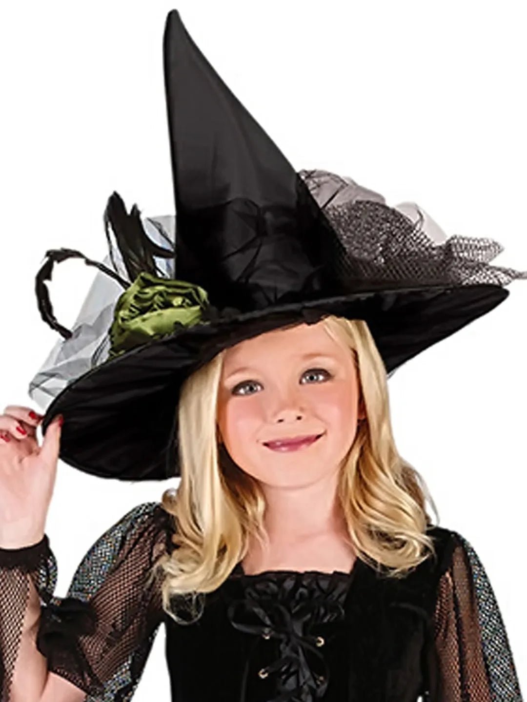 Black and Green Witch kids' Halloween costume